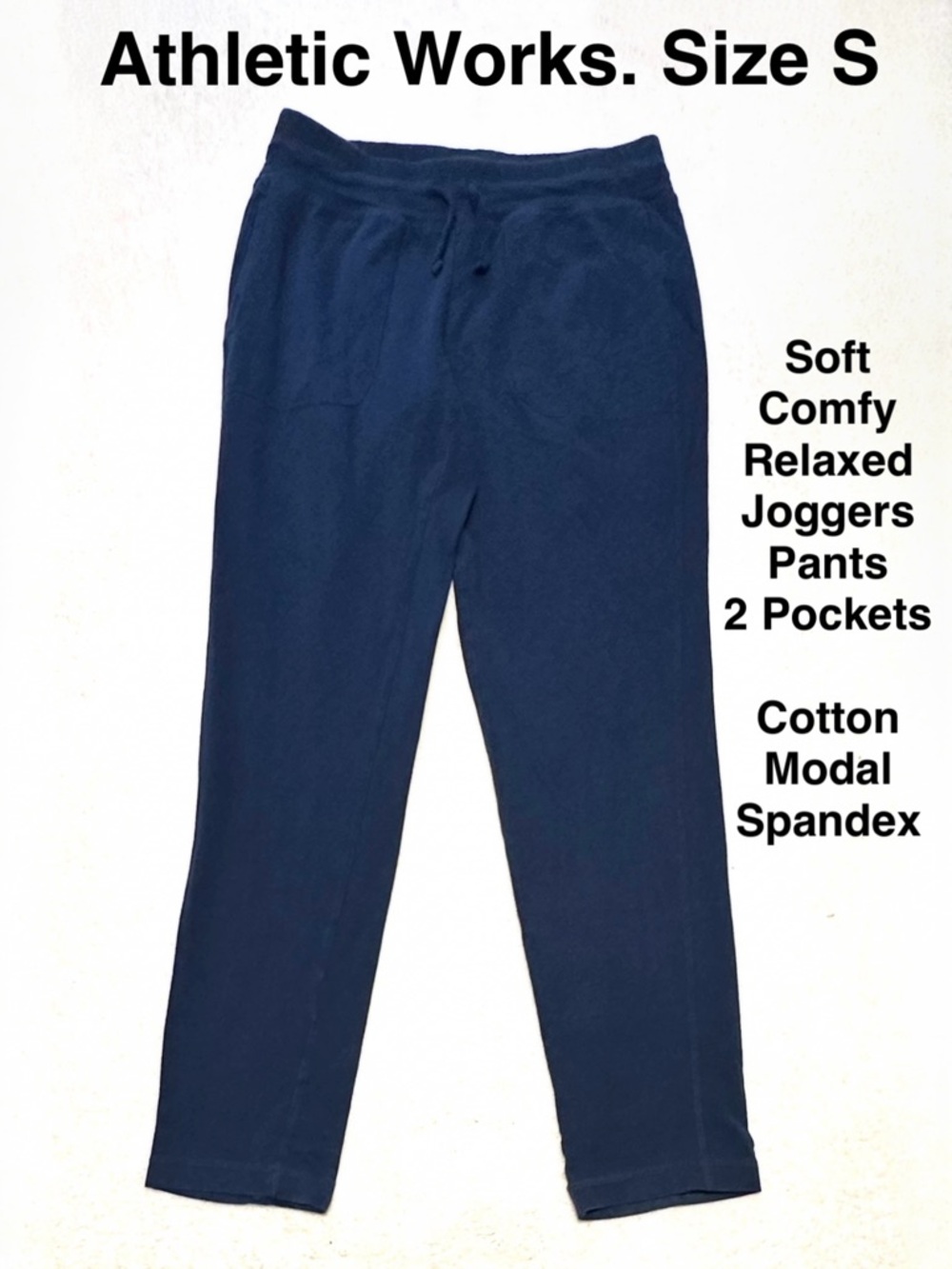 5/$15💥 Black Cargo Capri Shorts & Navy Jogger Pants Athletic Lounge Bundle Lot - Picture 2 of 14